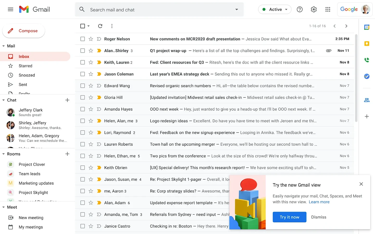 Gmail新布局本月开始试用，第二季度将成唯一选项 - 2