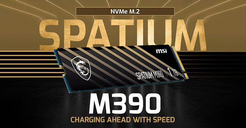 微星推出 Spatium M390 固态硬盘：最高 3300MB/s，最大 1TB - 1