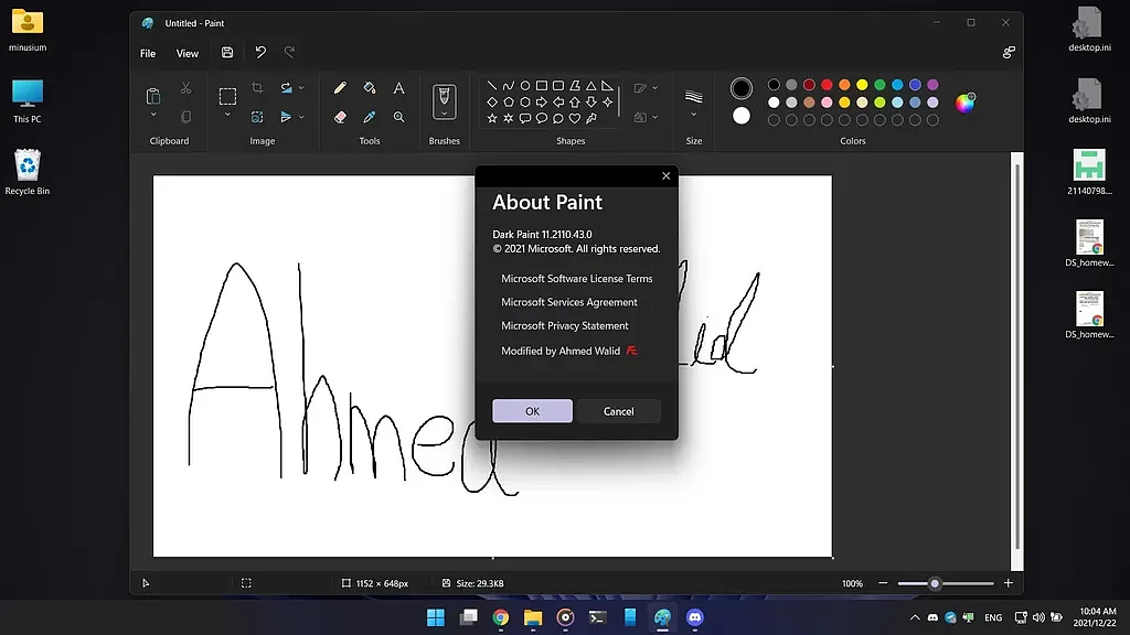第三方开发者为Windows 11端Paint引入深色模式 - 1