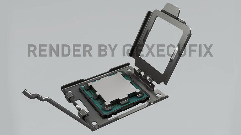 AMD AM5 / LGA1718 CPU 接口再曝光：金属扣具类似英特尔 - 1