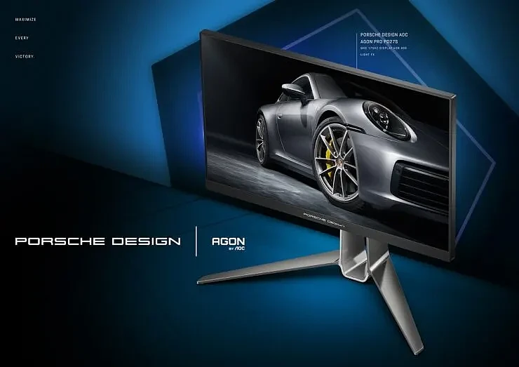 [图]Porsche Design和AGON by AOC合作推出高端电竞显示器PD27S - 1