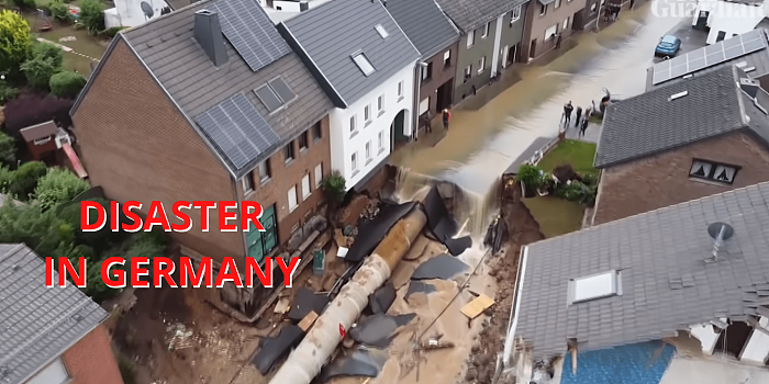 德国洪灾已致157人丧生：无人机拍下骇人画面 - 1