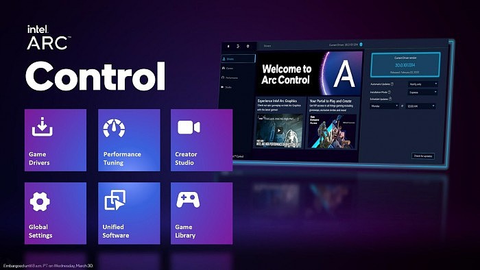 英特尔推出Arc Control 为玩家和创作者提供一体化图形软件体验套件 - 1