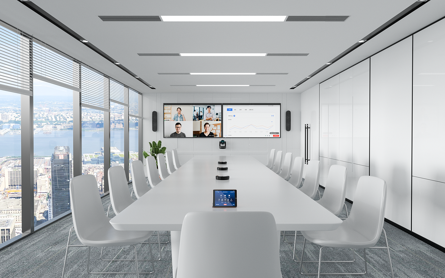 视频会议赛道狂奔一年，未来会议室的核心是互联互通、建设生态 - 4