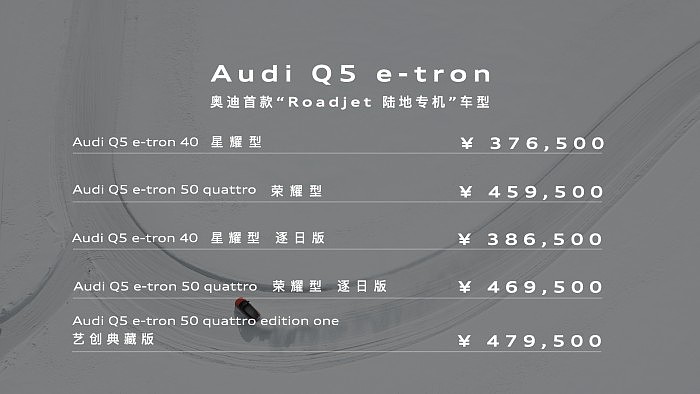 奥迪Q5 e-tron价格公布：37.65万起售 - 1
