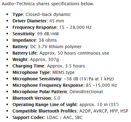 铁三角推出ATH-M50xBT2头戴式蓝牙耳机 仅售199美元 - 3