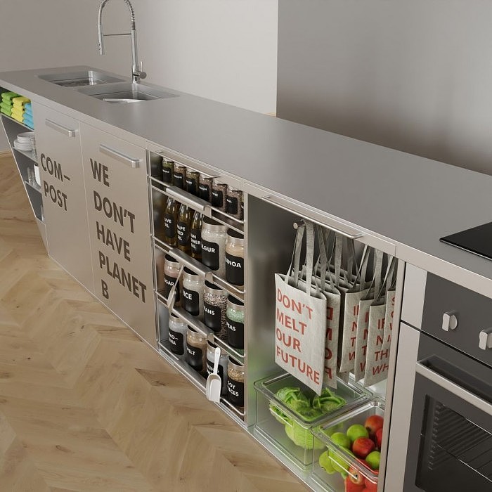 [图]维也纳设计师Ivana Steiner设计出无废物厨房 - 3