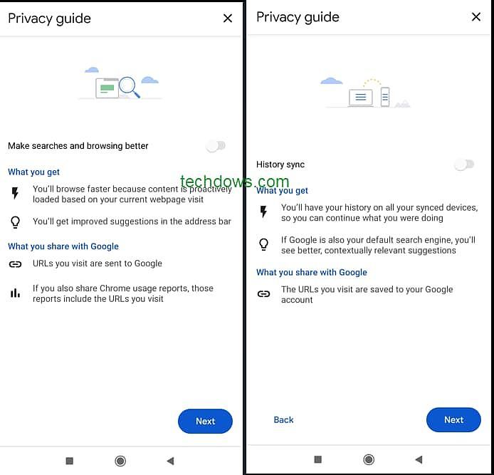 Android端Chrome新增Privacy Guide：允许用户审查隐私和安全设置 - 3