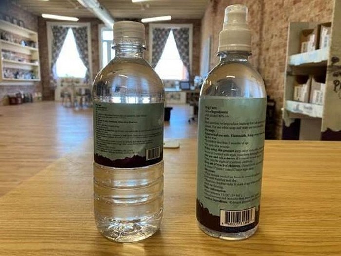 因外观像水瓶担心被误食 Prarie Wolf Spirits公司自愿召回洗手液 - 2