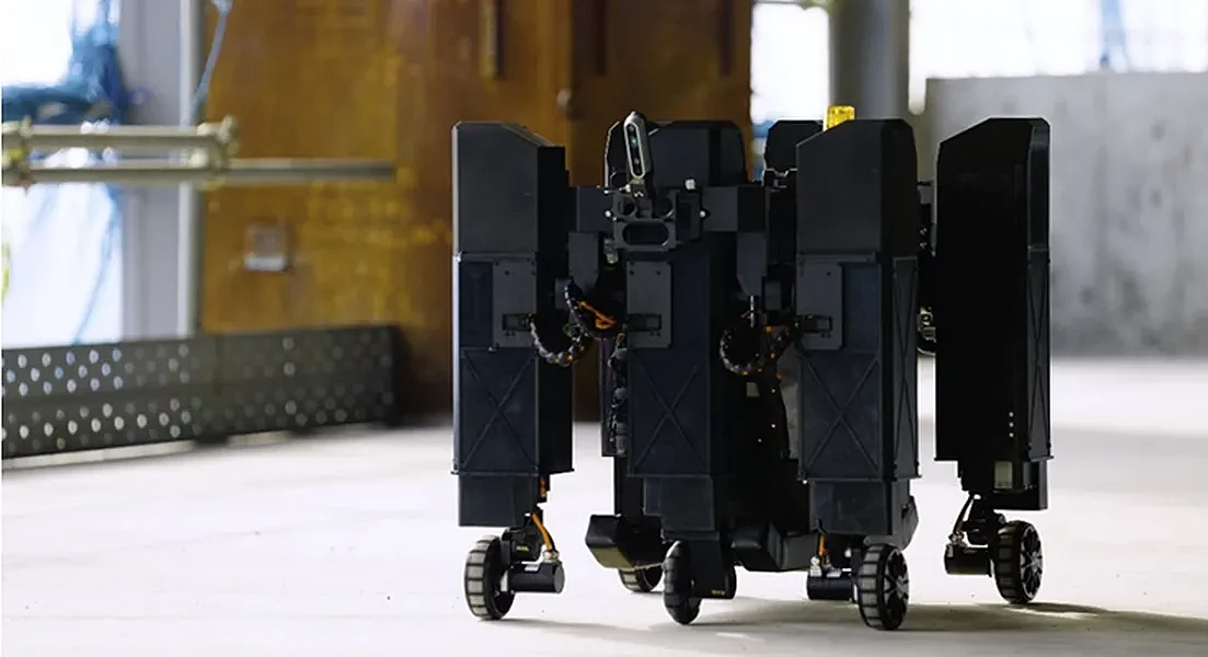 [视频]索尼和清水建设合作的六轮机器人已试用 在施工现场巡逻和监控 - 1