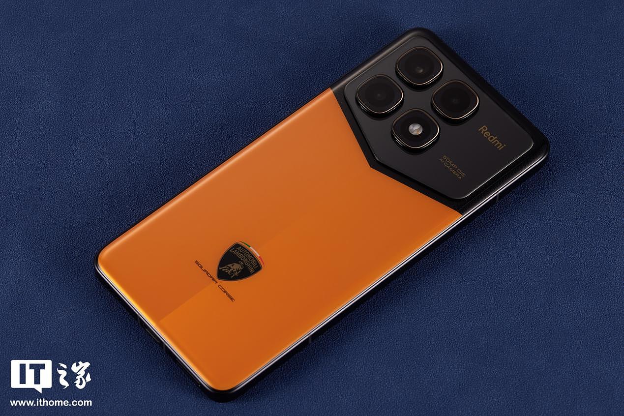 【IT之家开箱】Redmi K70 至尊冠军版手机图赏：兰博基尼联名，彰显速度和激情 - 8