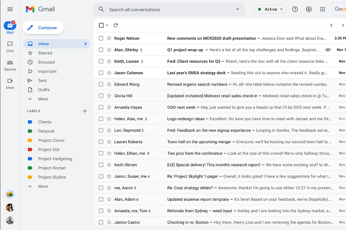 Gmail新布局本月开始试用，第二季度将成唯一选项 - 1