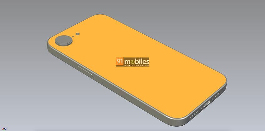 苹果 iPhone SE 4 CAD 渲染图曝光，全新设计类似 iPhone 14 - 3