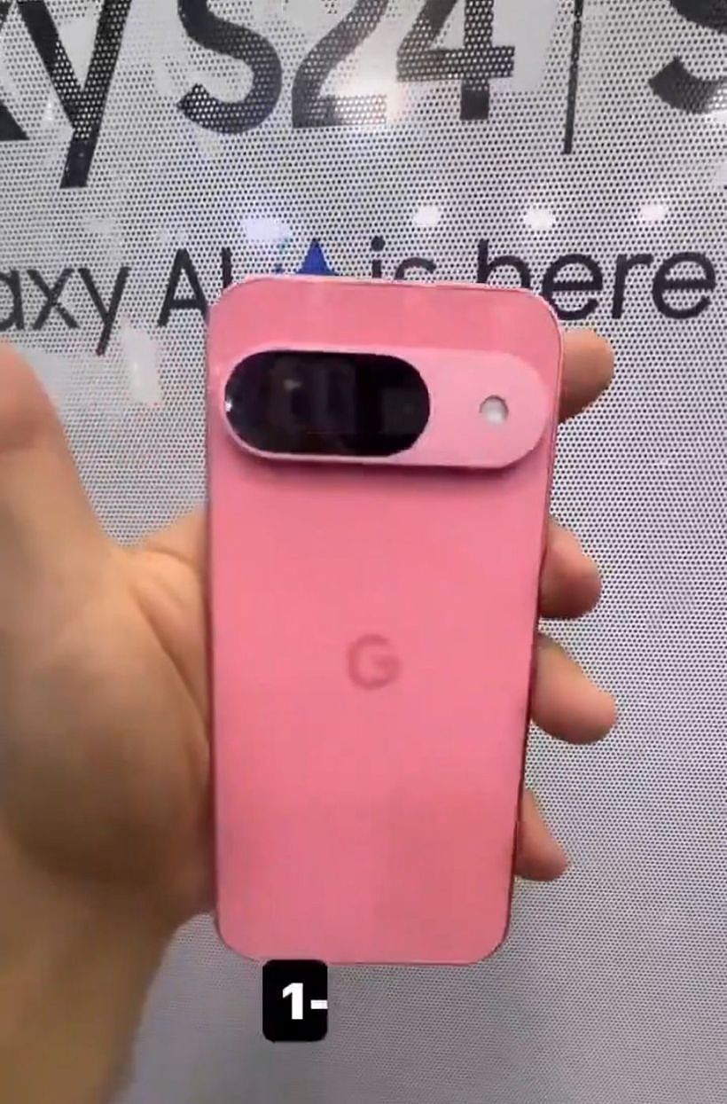 8 月 14 日亮相，粉色版谷歌 Pixel 9 手机照片 / 视频首曝 - 3