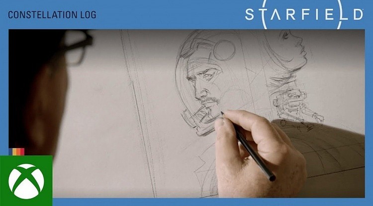 XBOX官方公布概念艺术家Mike Butkus描绘《星空》主视觉图过程 - 1