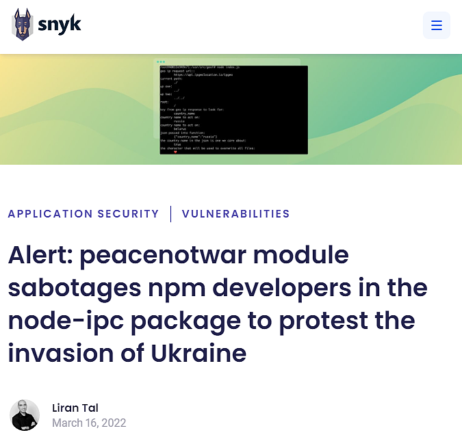 开源倡议组织就俄乌冲突期间的乱象表态 不希望将开源工作“武器化” - 2