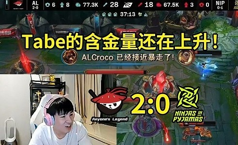 Letme看AL零封NIP Croco火男爆C：Tabe的含金量还在上升！ - 1