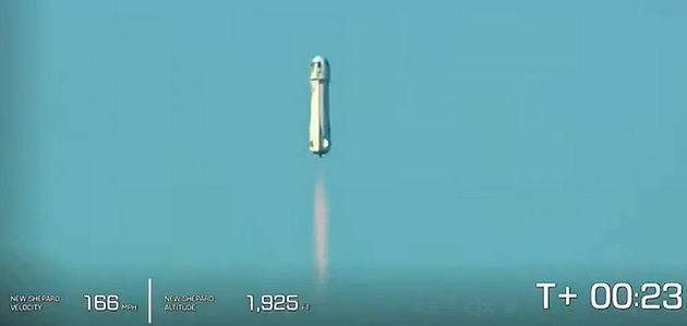 “蓝色起源”成功发射“新谢泼德号”火箭：为NASA测试登月技术 - 1