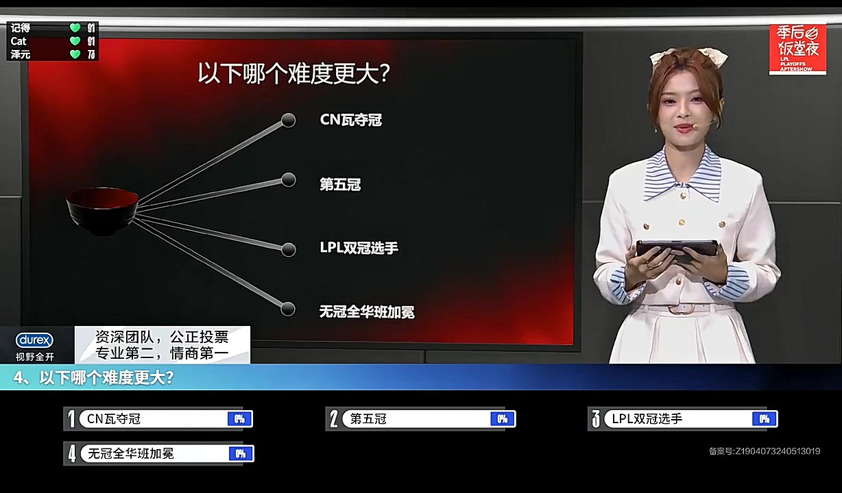 饭堂：CN瓦夺冠\第五冠\LPL双冠选手\无冠全华班加冕哪个难度更大 - 1