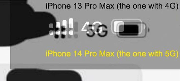 苹果 iPhone 14 Pro Max 屏幕截图曝光：“药丸 + 挖孔”导致状态栏下移，图标更靠近两侧 - 4