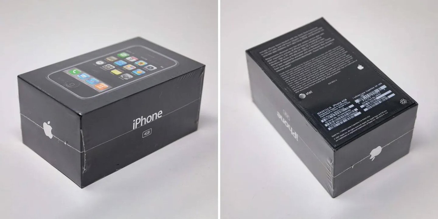 能否挑战 19 万美元纪录？罕见 4GB 未拆封初代苹果 iPhone 再次拍卖 - 1