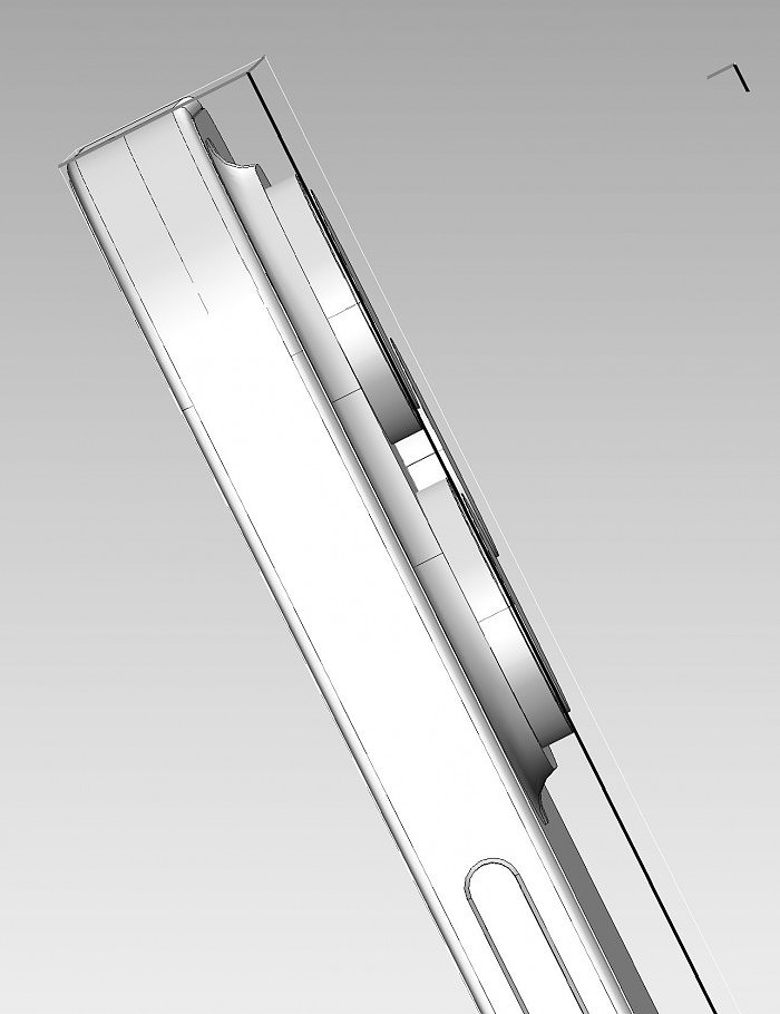 iPhone 14 Pro Max的CAD图曝光 感叹号取代刘海 边框窄了20% - 3