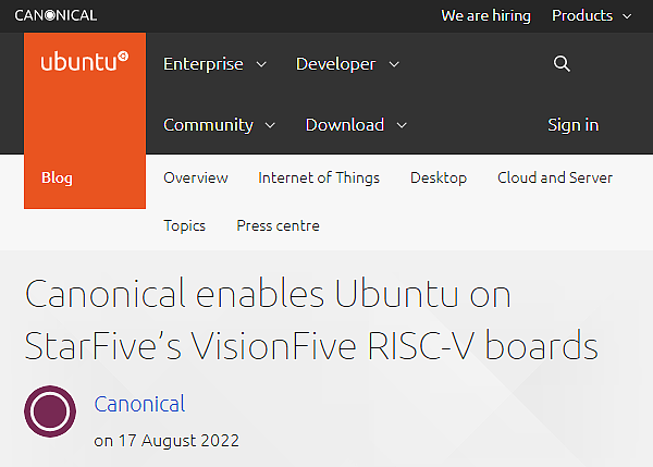 VisionFive RISC-V单板机终于迎来Ubuntu 22.04.1 LTS支持 - 2