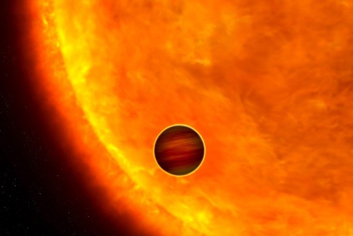 新发现的超热木星绕着恒星一圈只需16小时 - 1