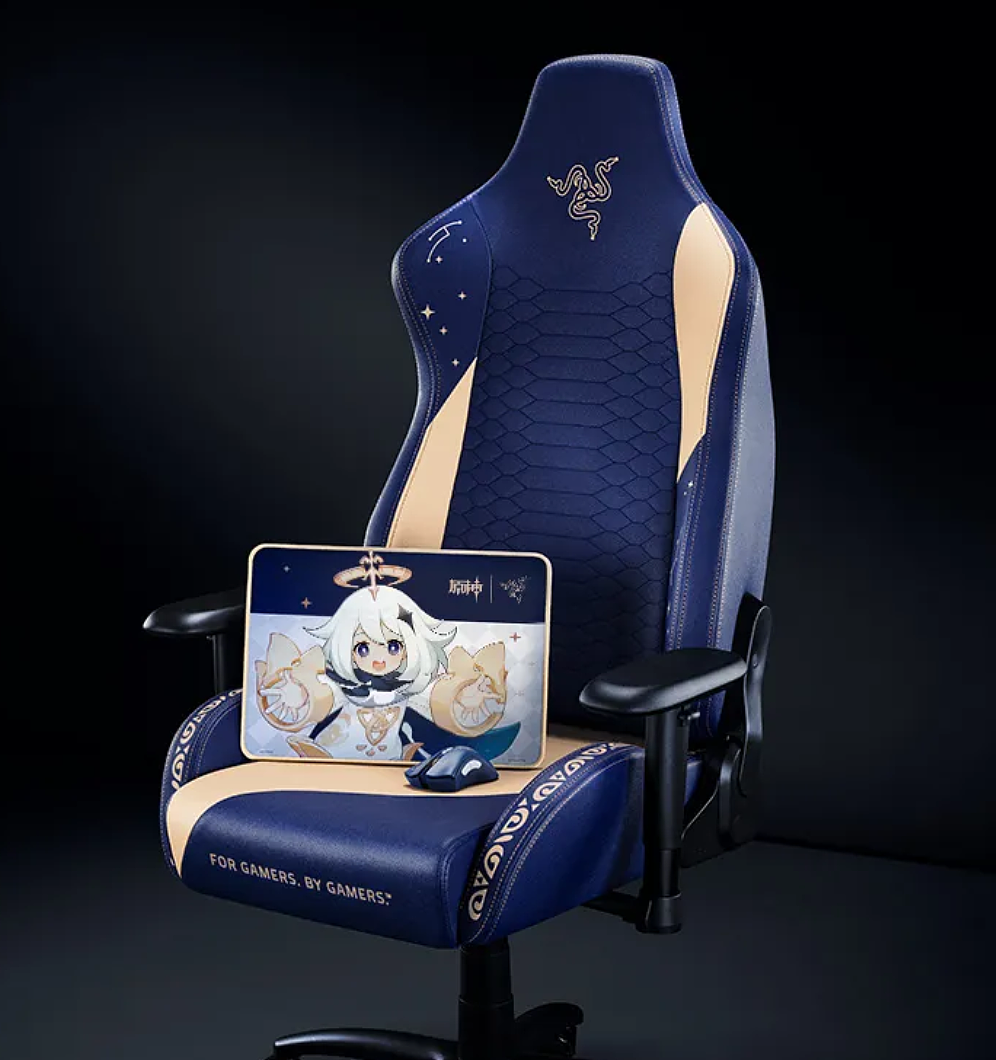 雷蛇发布原神限定款游戏装备：含电竞椅、鼠标、鼠标垫 - 3
