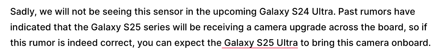 消息称三星正在研发 1 英寸传感模组，有望于 Galaxy S25 Ultra 亮相 - 3