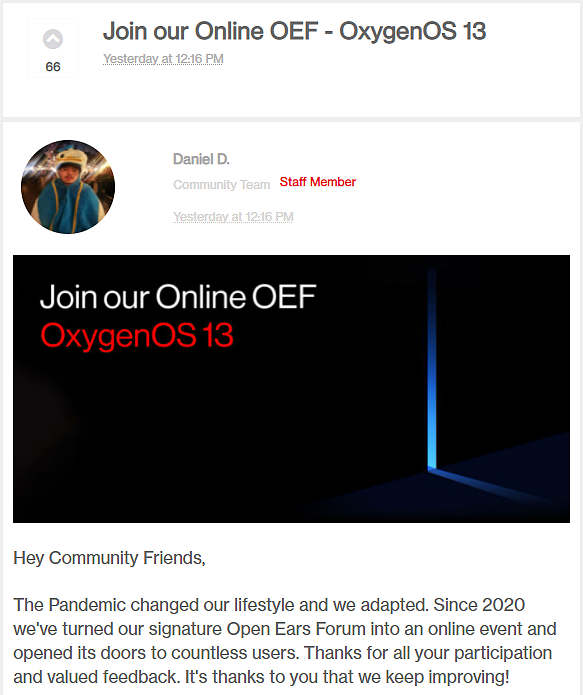 一加希望用户积极参与打造“完美的OxygenOS” - 1