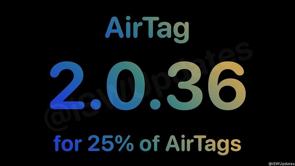 苹果为 AirTag 发布 2A36（2.0.36）固件更新 - 1