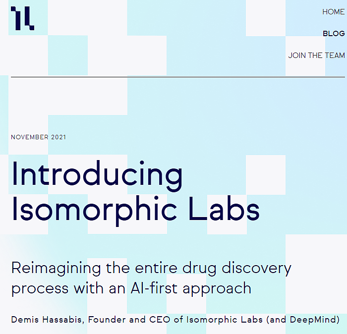 Alphabet成立致力于AI药物研发的Isomorphic子公司 - 1