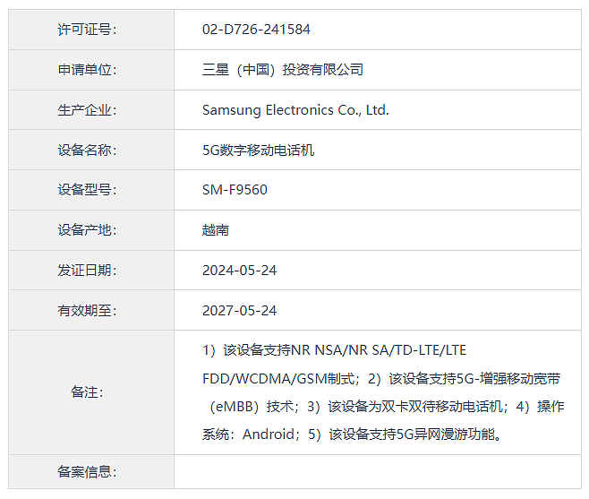 三星 Galaxy Z Fold6 / Flip6 折叠屏手机入网，有望 7 月 26 日上市 - 2