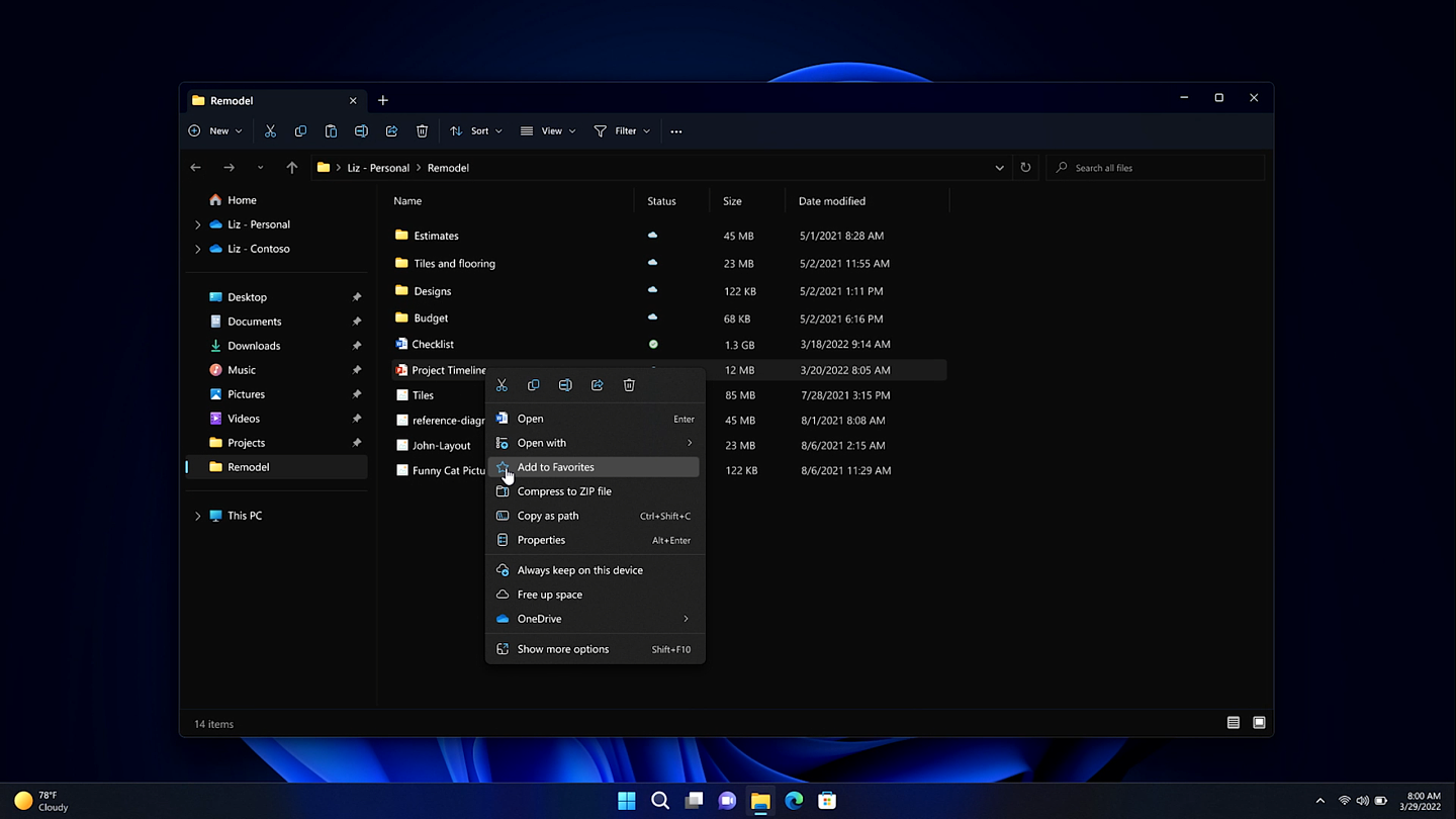 Windows 11即将迎来文件资源管理器更新 加入标签、收藏夹改进和新的主页 - 2