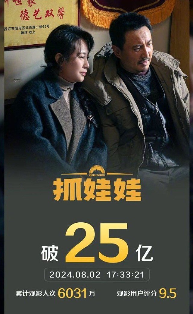 中生代代表！沈腾《抓娃娃》票房突破25亿！豆瓣7.3分 - 2