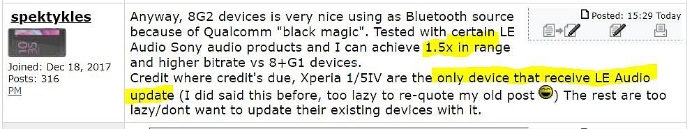 消息称 Xperia 1 V 和 Xperia 5 V 将率先支持蓝牙 LE Audio 和 LC3 - 2
