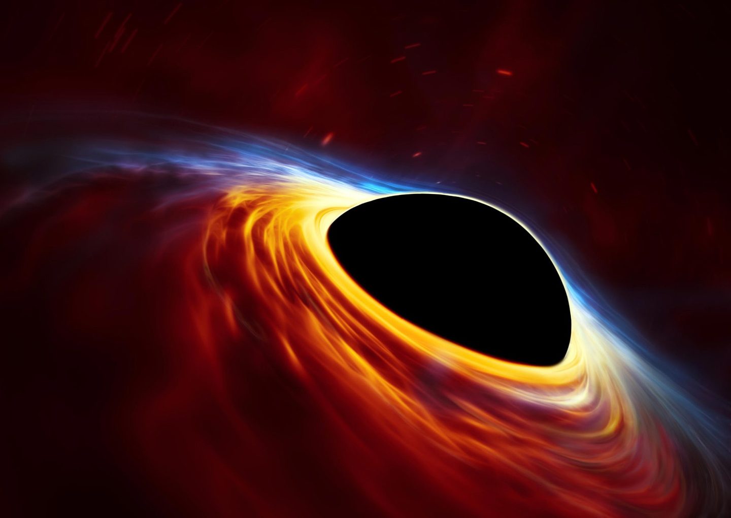新研究试图解决黑洞“毛毛球或虫洞”争论 - 1