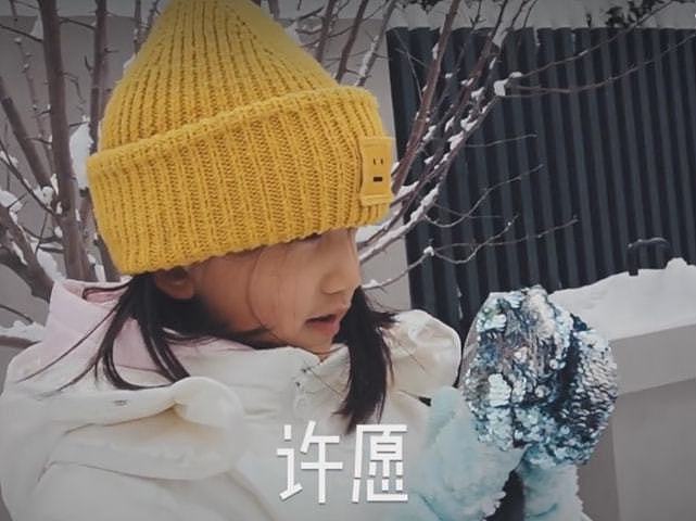 孙莉晒一家堆雪人，首公开4岁儿子正脸，黄磊陪儿子打雪仗好温馨 - 5