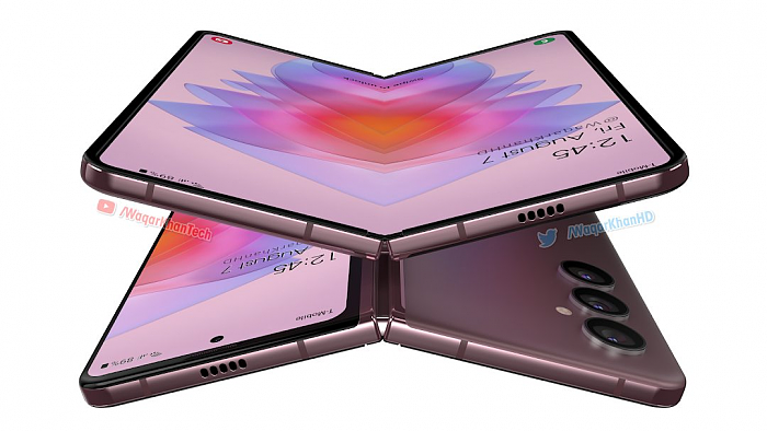 首款7.56英寸骁龙8真全面屏 三星Galaxy Z Fold4工业设计首曝光 - 3