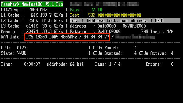 MemTest86 内存测试软件新增 DDR5 内存支持 - 1