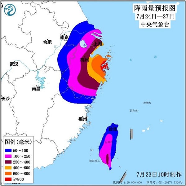 台风“烟花”携带大量水汽：浙江的雨会下到河南那么极端吗？ - 1