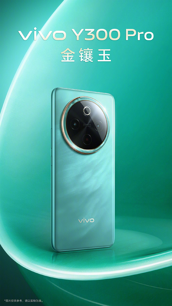 vivo Y300 Pro 手机四款配色外观公布：钛色、金镶玉、羊脂白、墨玉黑 - 2