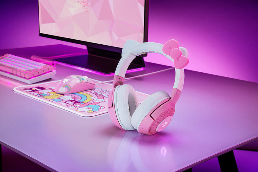 雷蛇推出 Hello Kitty 电脑配件产品：鼠标、耳机、电竞椅，全系萌萌粉红色 - 2