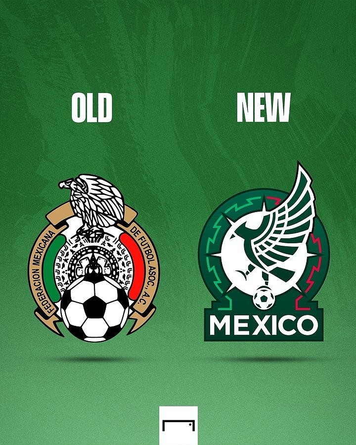 好看还是难看了？墨西哥国家队更换队徽：金雕展翅 - 1