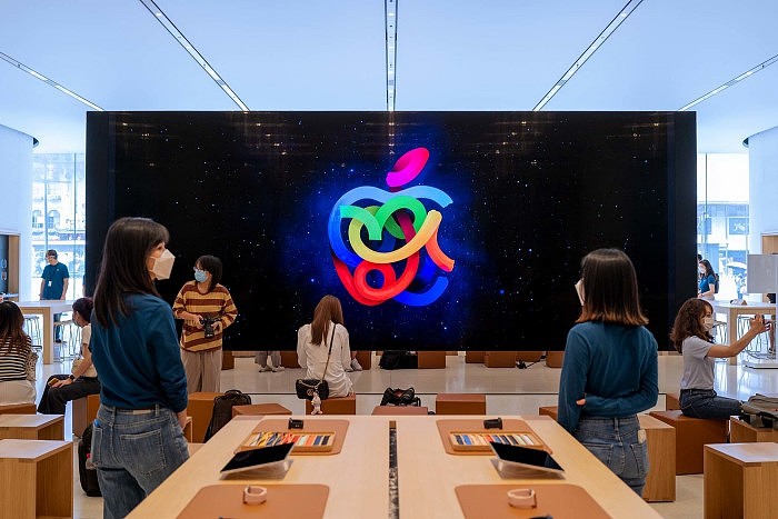 长沙首家苹果零售店本周六开幕 配全球首个可变色玻璃幕墙 - 3