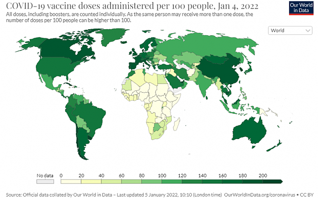 三图看懂全球疫苗接种情况：美国或难完成WHO接种目标 - 3
