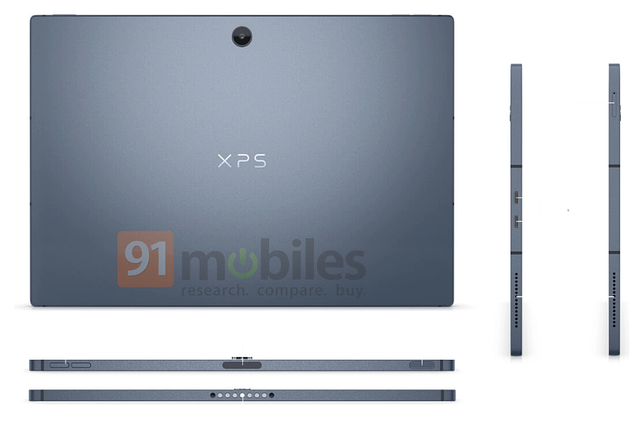 戴尔 XPS 新款 Windows 二合一平板电脑曝光：可拆卸键盘设计，双 USB-C 口，配有手写笔 - 2
