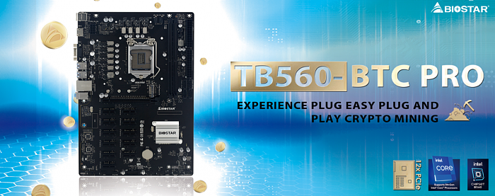 映泰发布TB560专用主板 一次可带动12块显卡 - 1
