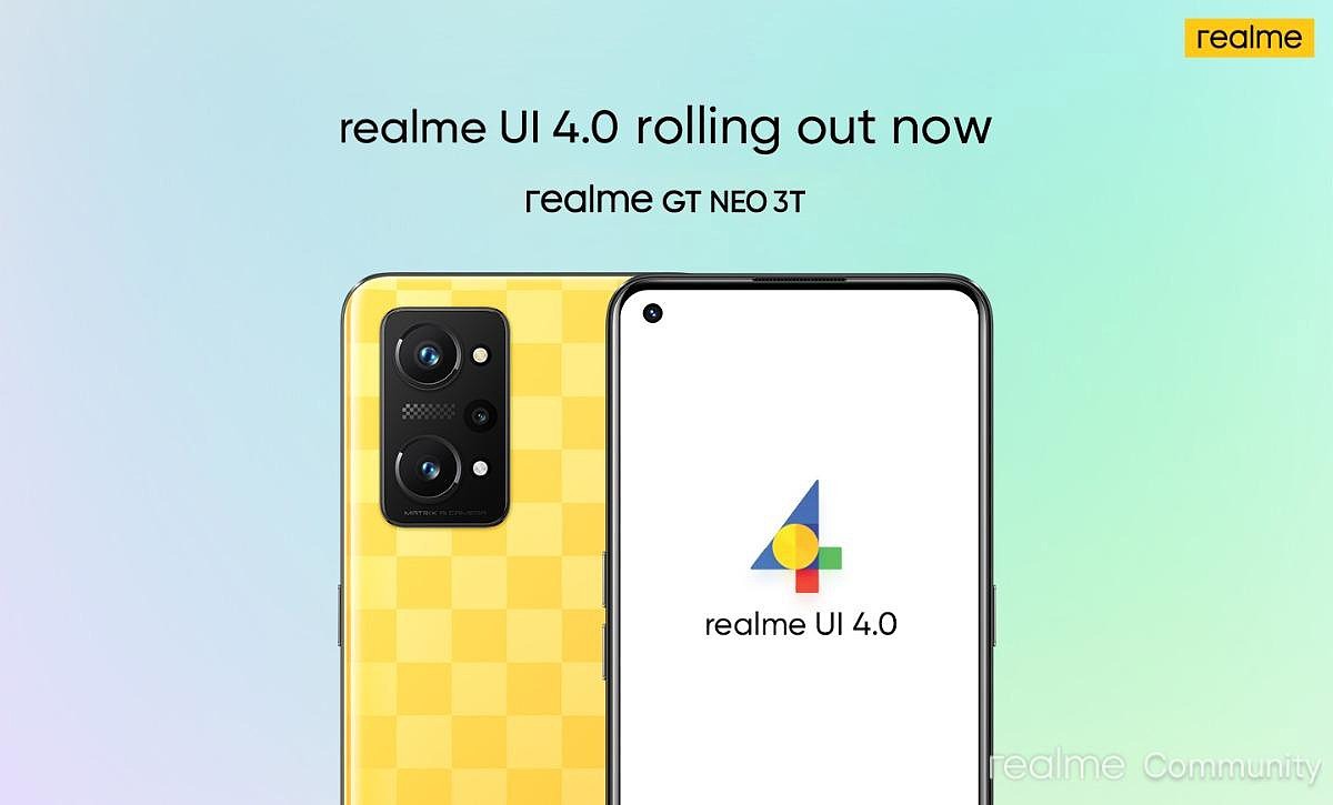 realme GT Neo 3T / Narzo 50 Pro 5G 推送安卓 13 / realme UI 4.0 正式版更新 - 1